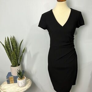 black long sleeve midi dress Marine Layer Lexi Rib Long-Sleeve Midi Dress main image 0